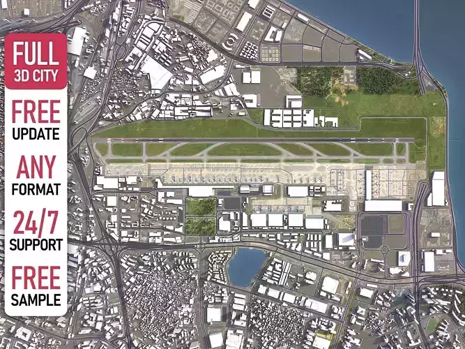 Xiamen - 3D Airport Model