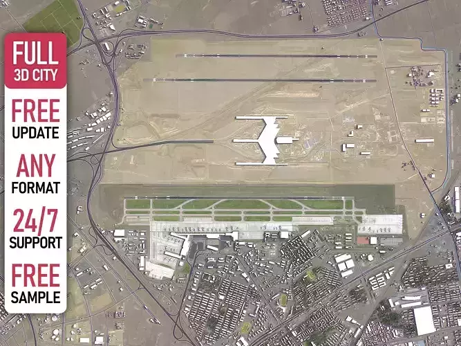 Urumqi - 3D Airport Model