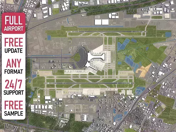 Tianjin - 3D Airport Model