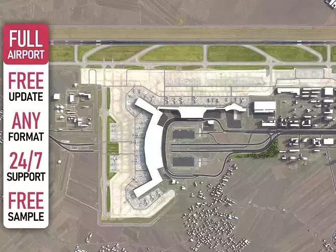 Shenyang - 3D Airport Model