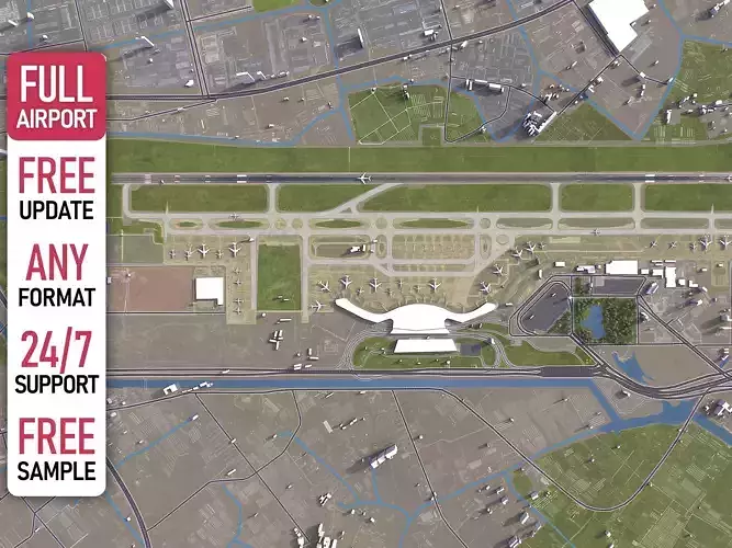 Ningbo - 3D Airport Model