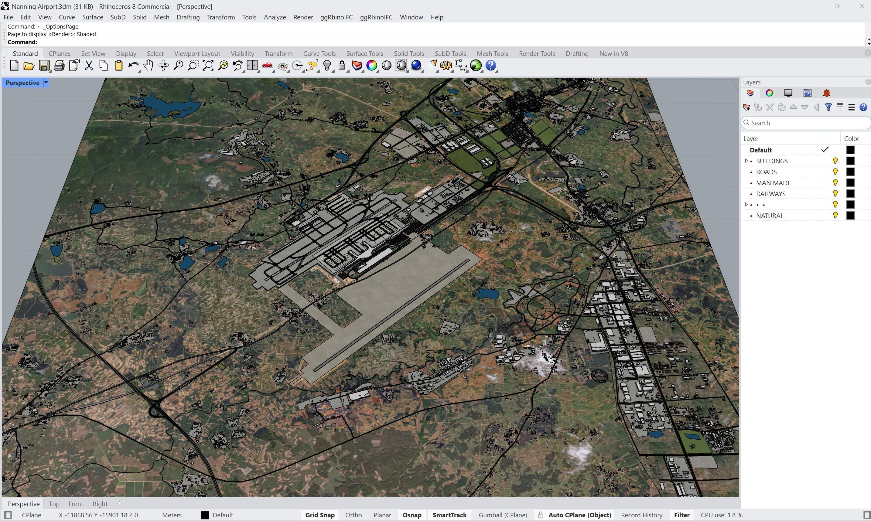 Nanning - 3D Airport Model Low-poly 3D model_9