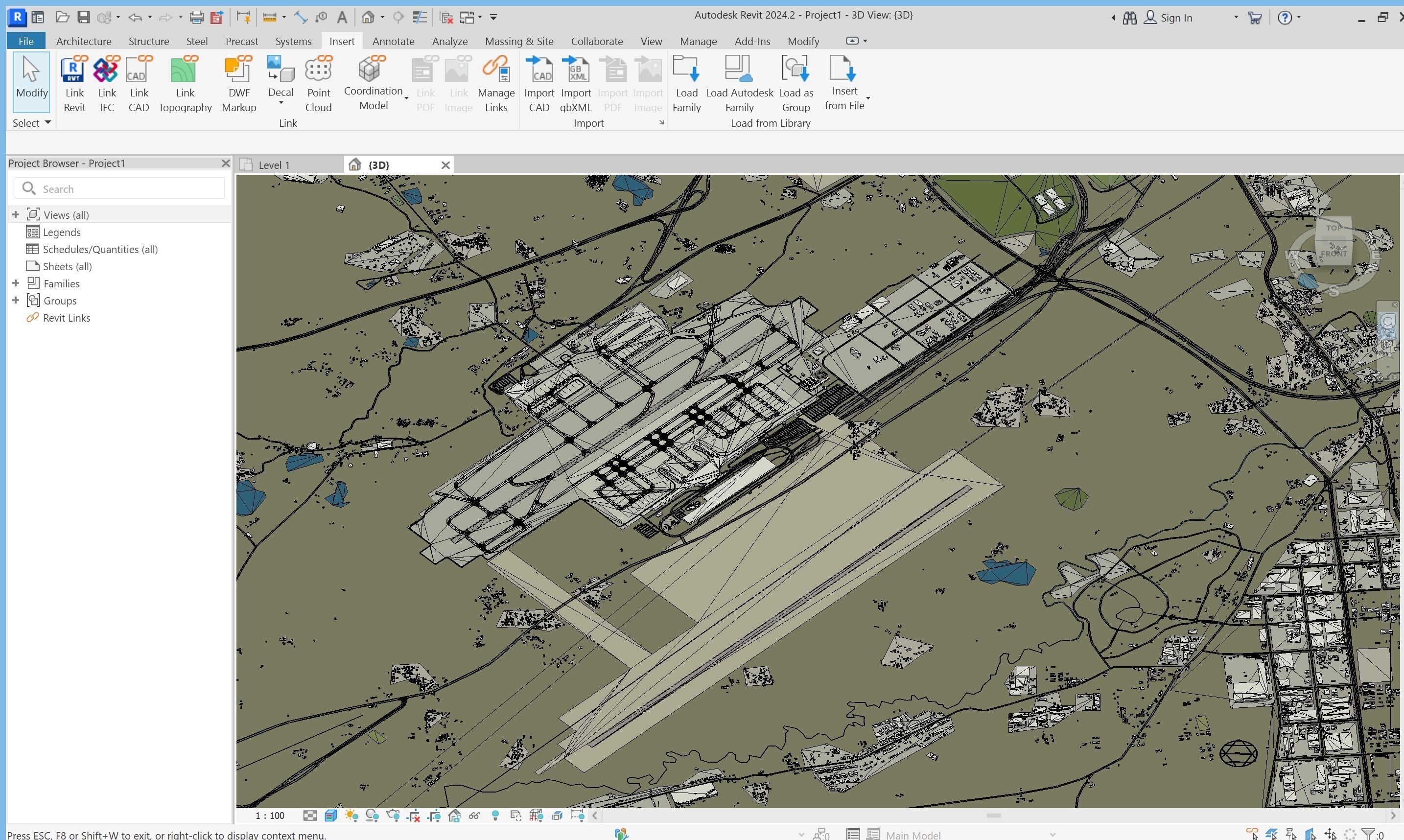 Nanning - 3D Airport Model Low-poly 3D model_13