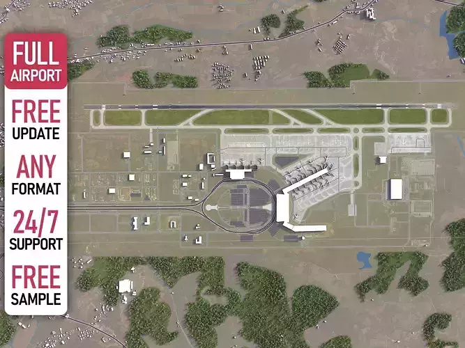 Nanchang - 3D Airport Model
