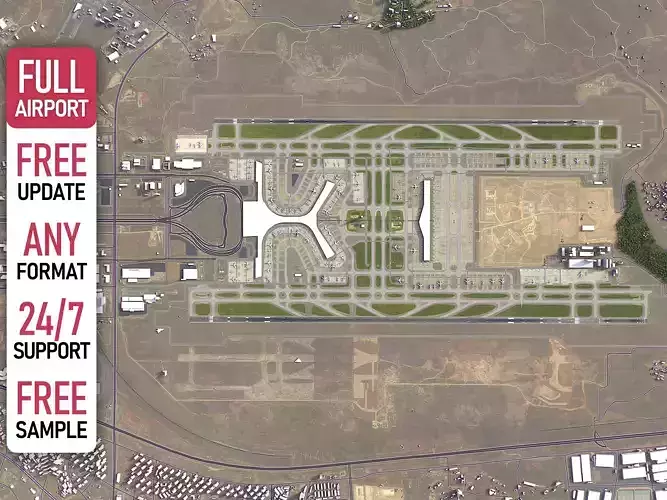 Kunming - 3D Airport Model