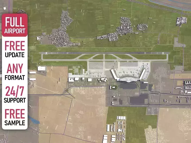 Jinan - 3D Airport Model