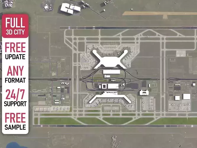 Haikou - 3D Airport Model