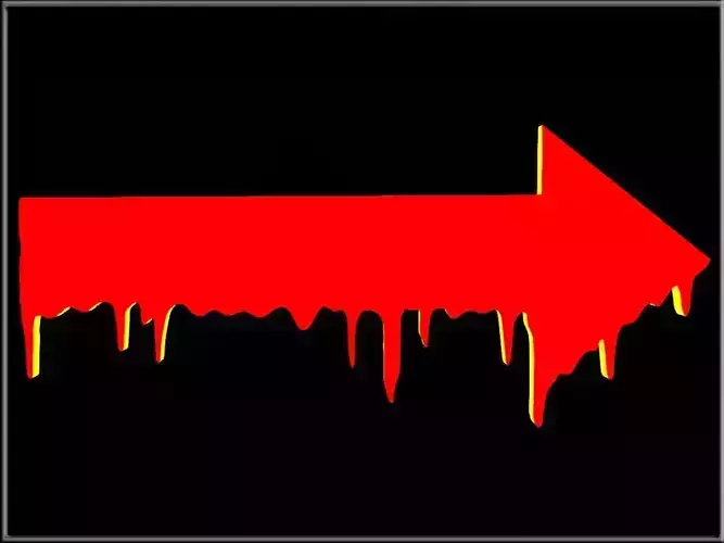 Halloween Arrow Sign