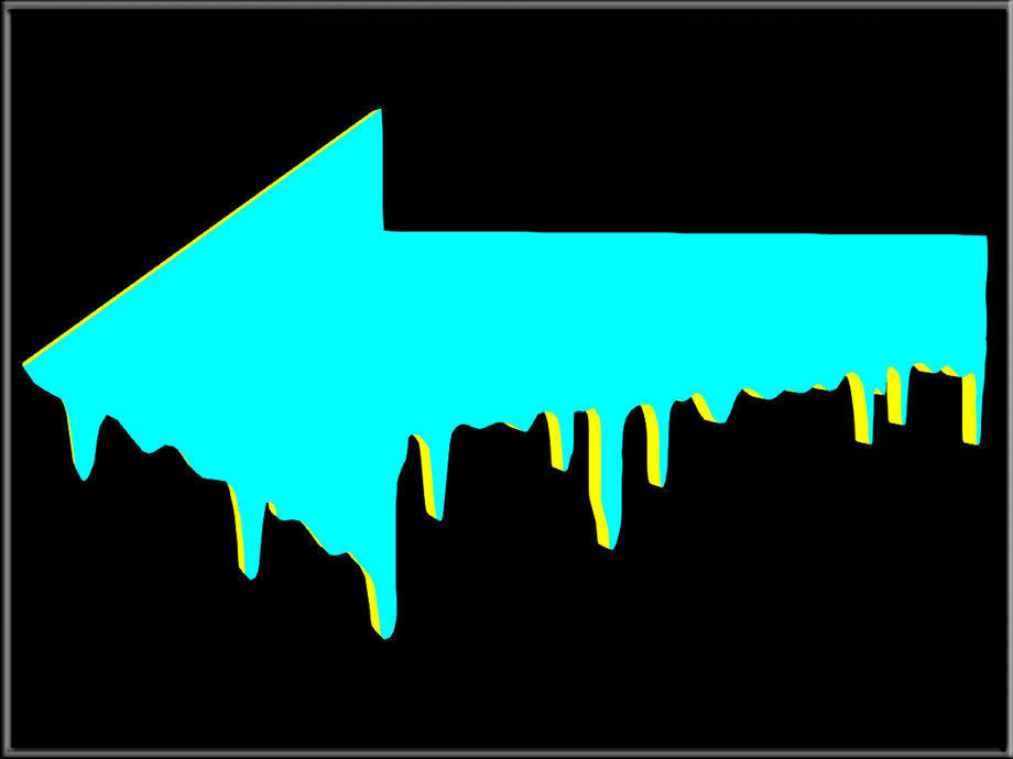 Halloween Arrow Sign Low-poly 3D model_2