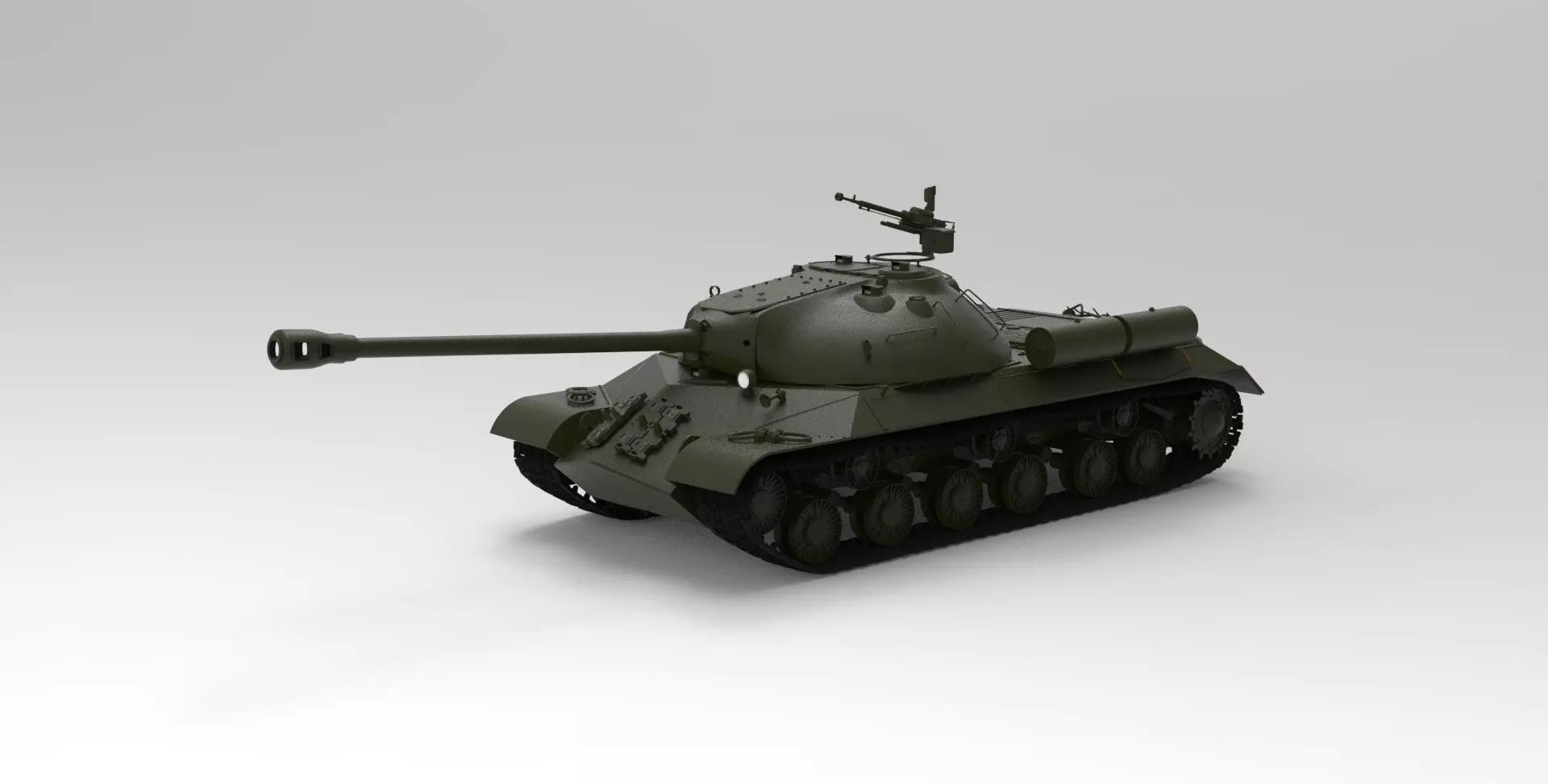 tank IS-3 3D model_0