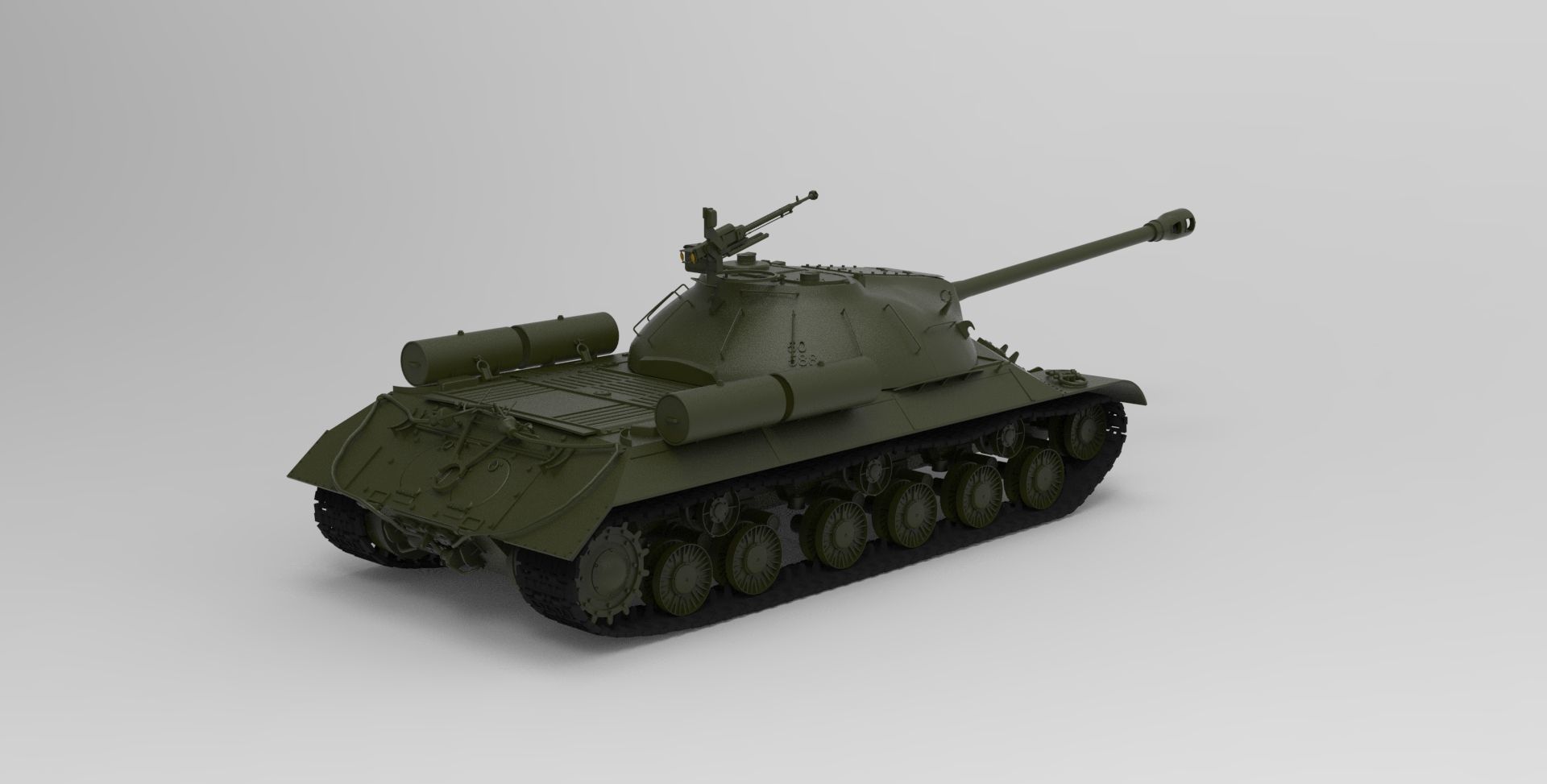 tank IS-3 3D model_1