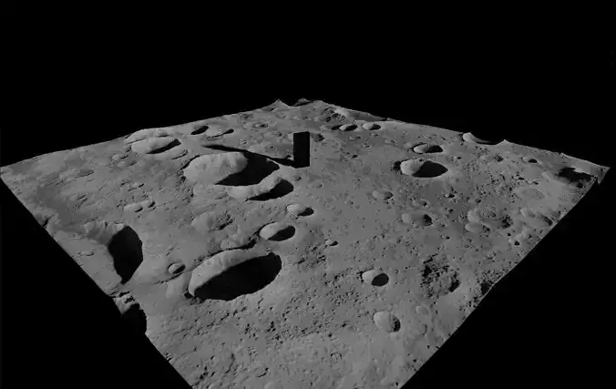 Lunar Landscape outdated 3D model