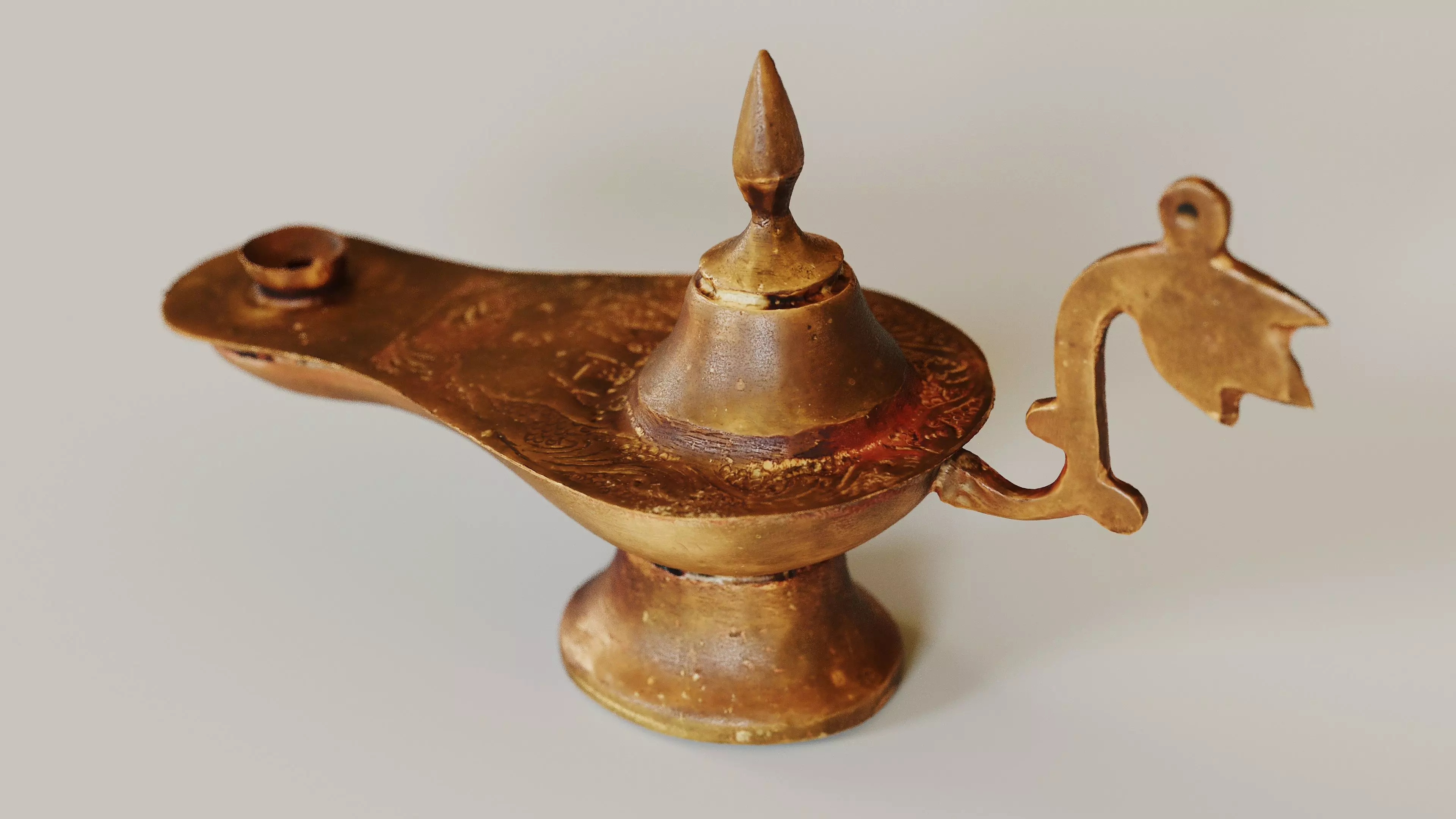Antique Oil Lamp Scan 4K 3D model_0