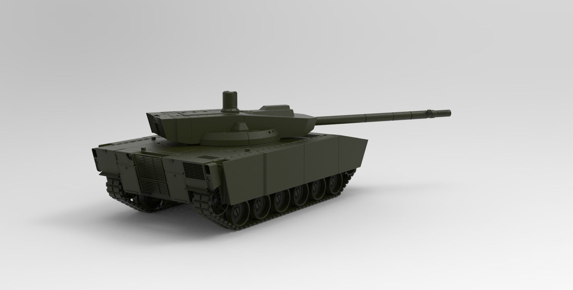 M10 tank  3D model_1