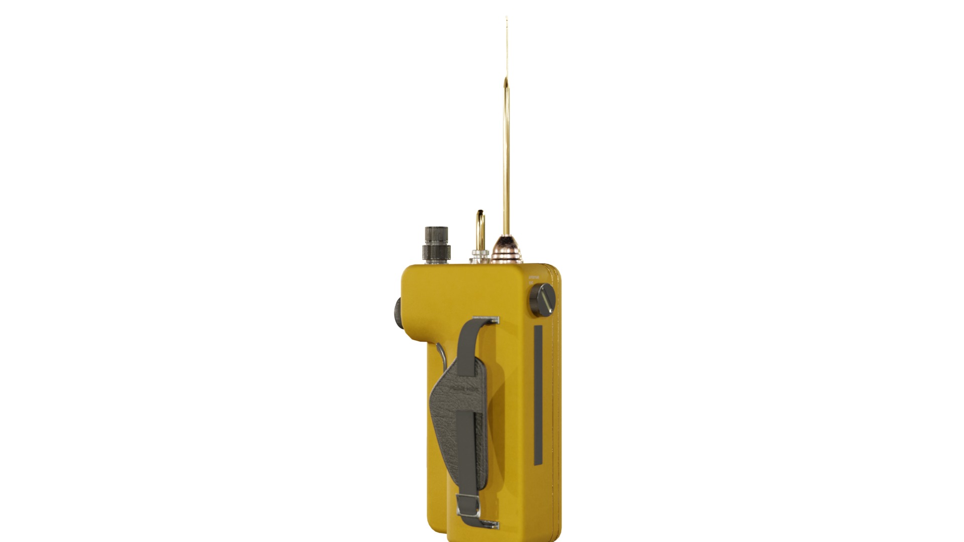 Sci-Fi Walkie-talkie Low-poly 3D model_16