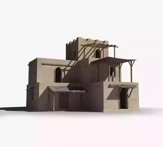 Arab x21 Low-poly 3D model