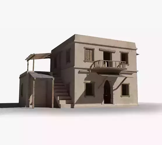 Arab x23 Low-poly 3D model
