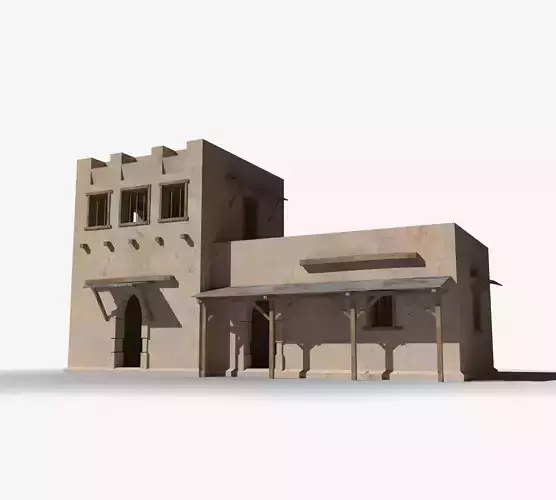 Arab x25 Low-poly 3D model