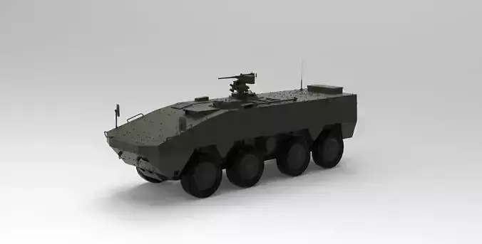 Patria AMV Armored Modular Vehicle 3D model