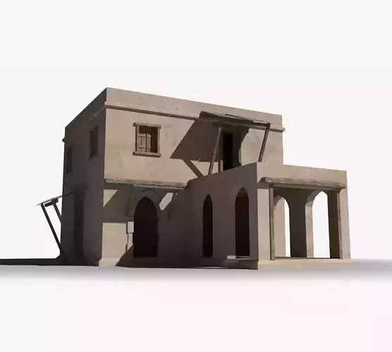 Arab x26 Low-poly 3D model