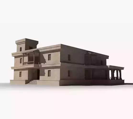 Arab x27 Low-poly 3D model