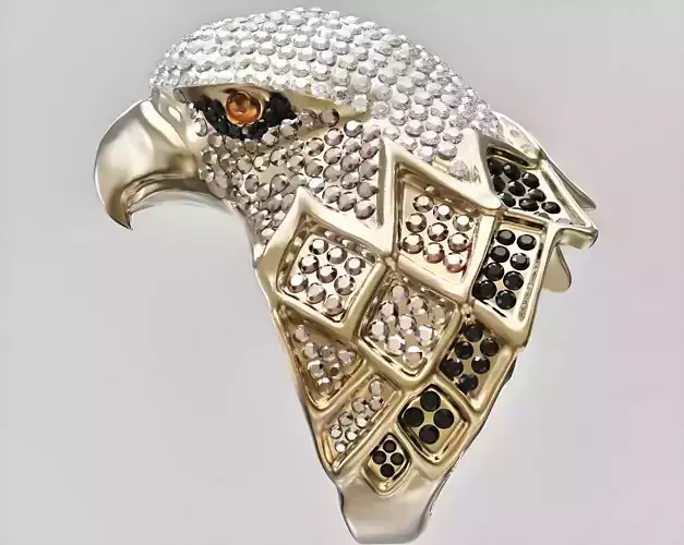 Eagle Ring - 3D Print Eagle Ring 3D print model