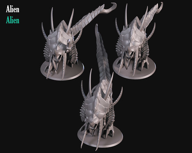Alien Spawn 3D print model