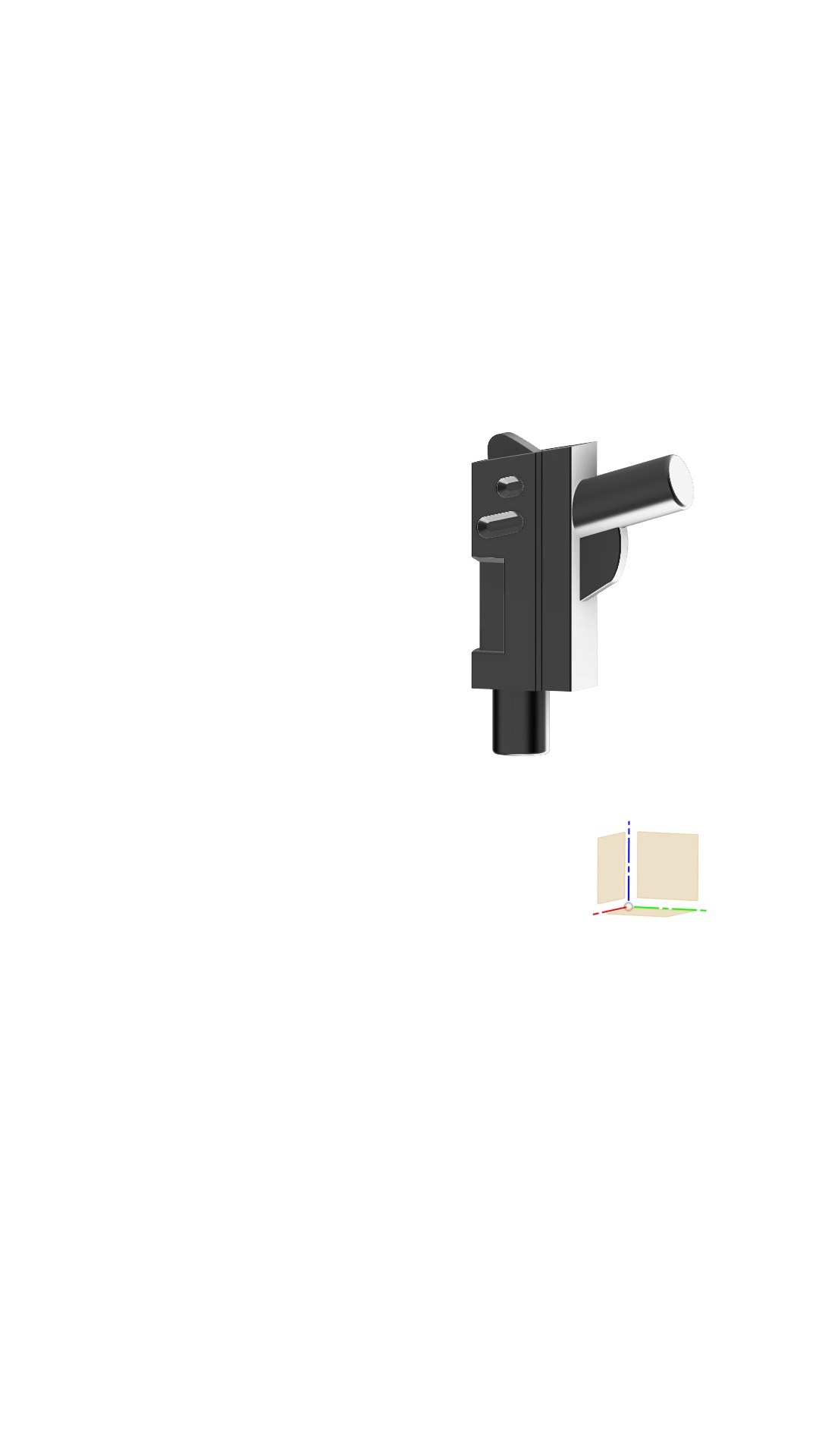 Life Size LEGO-Inspired Blaster Prop Decor 62885 3D Printable 3D print model_6