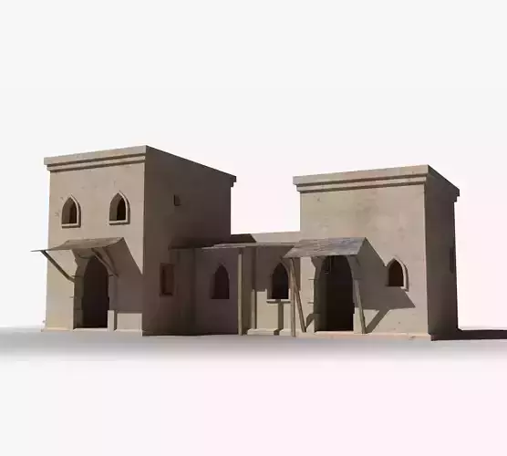 Arab x34 Low-poly 3D model