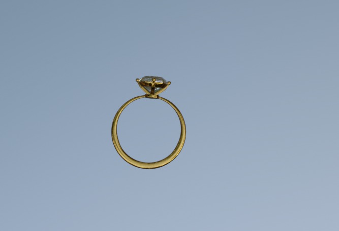 Realistic Ring Model 3D model_5