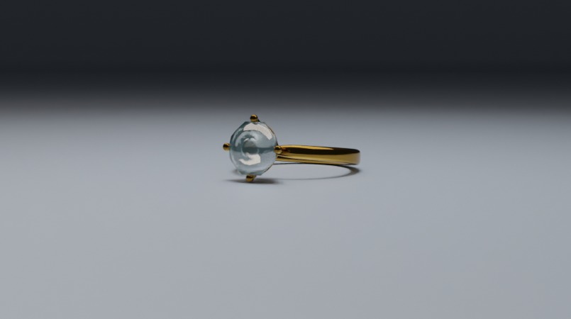 Realistic Ring Model 3D model_9