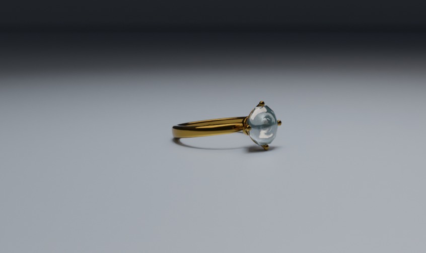 Realistic Ring Model 3D model_8