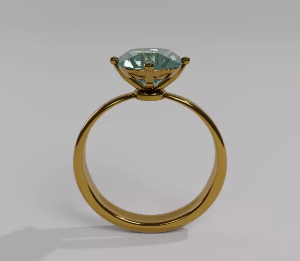 Realistic Ring Model 3D model_0