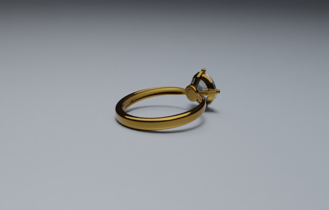 Realistic Ring Model 3D model_7