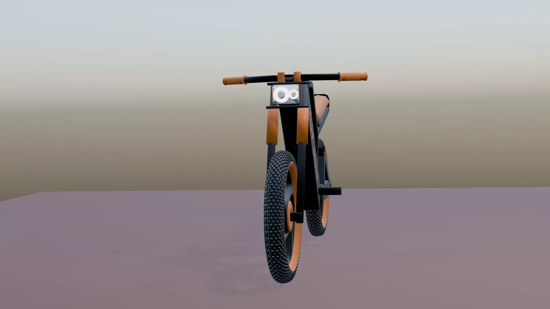EV bike Low-poly 3D model