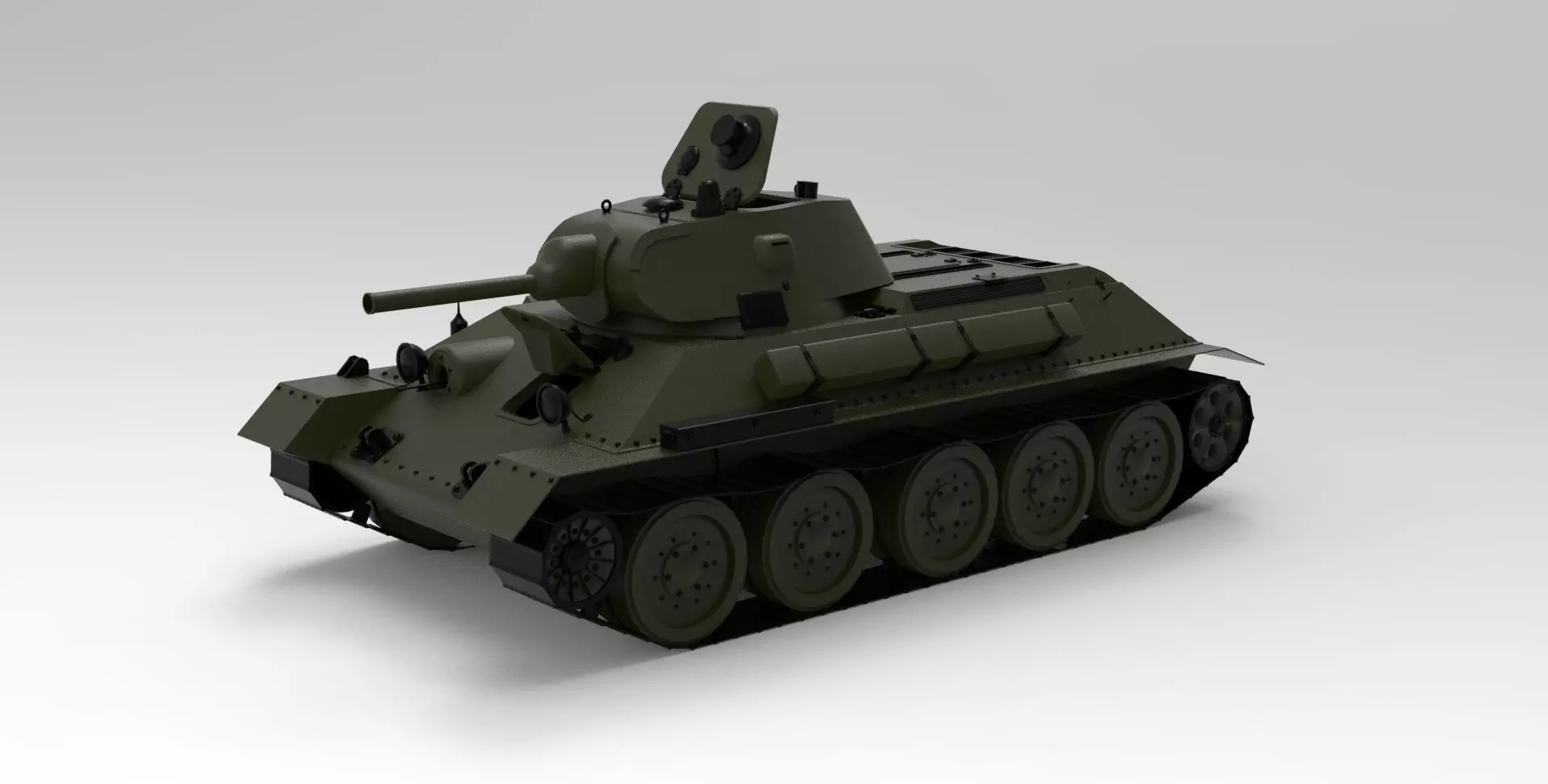 T-34 tank 3D model