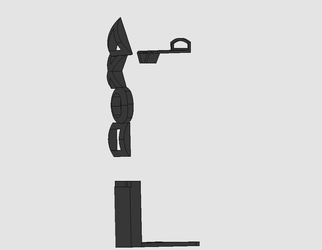 sony headphone stand 3D print model_8