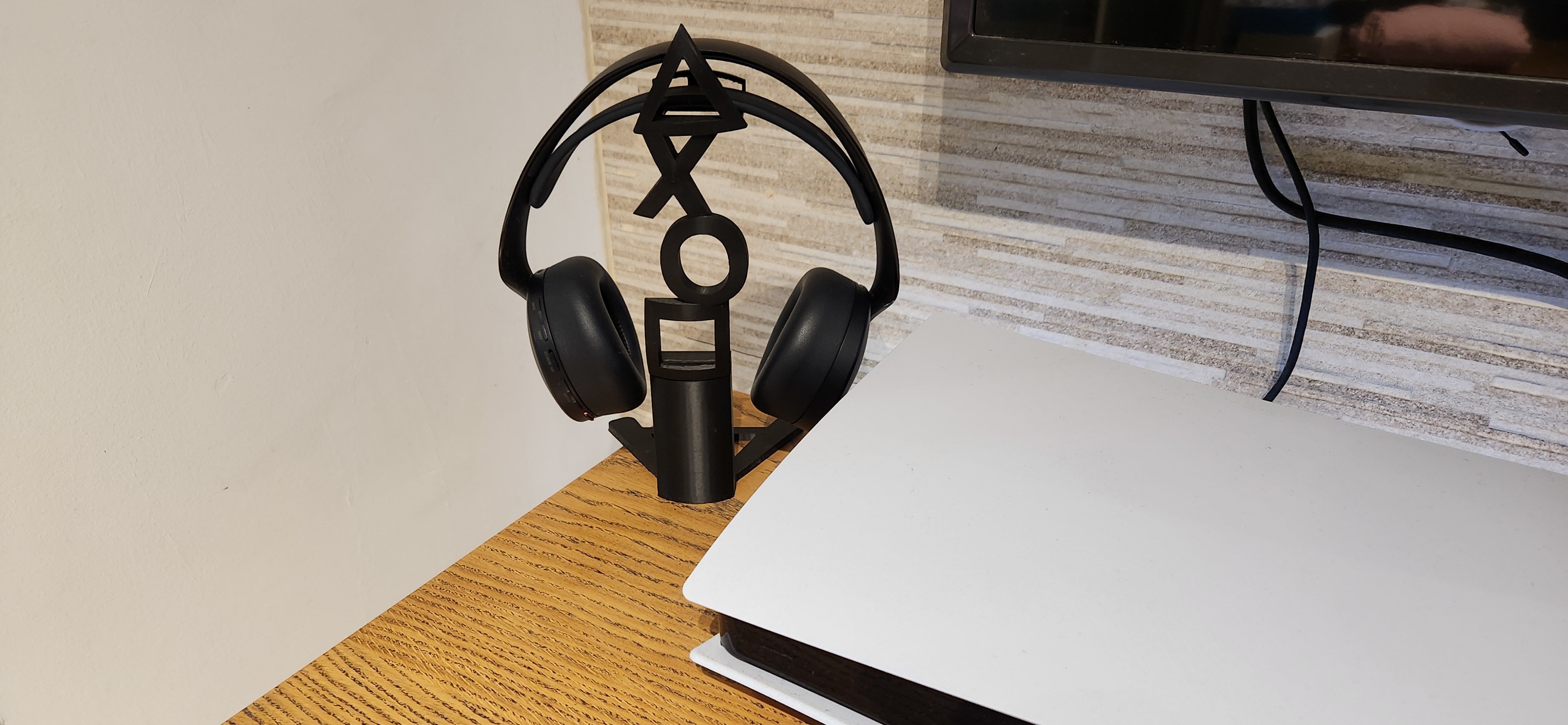 sony headphone stand 3D print model_7