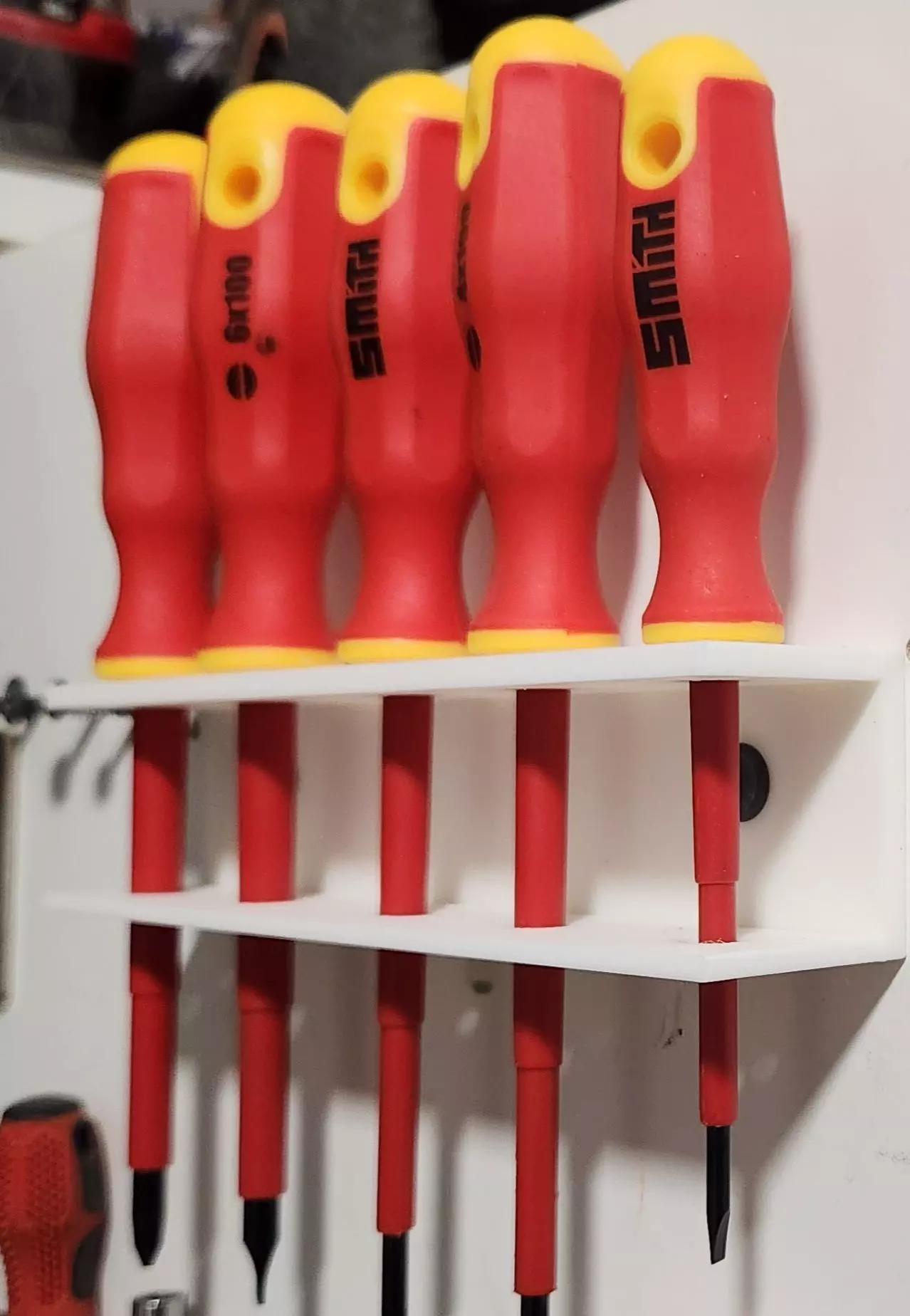 5 pc screwdriver holder 3D print model_0