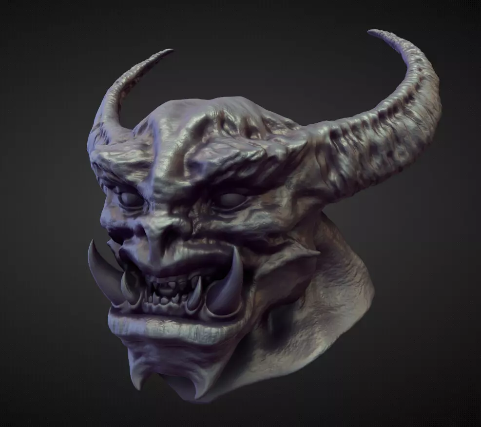 HEAD52 high poly sculpt 3D model_0