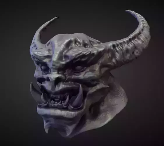 HEAD52 high poly sculpt 3D model