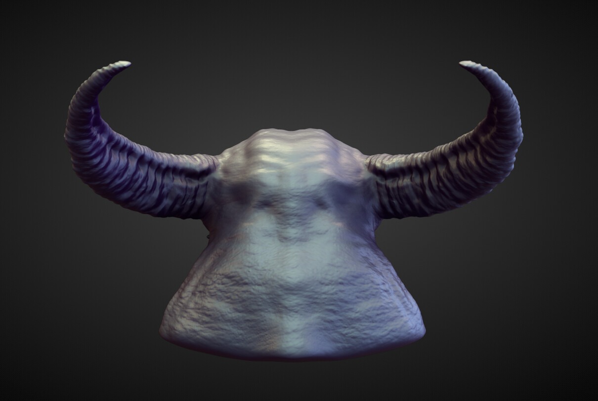 HEAD52 high poly sculpt 3D model_3