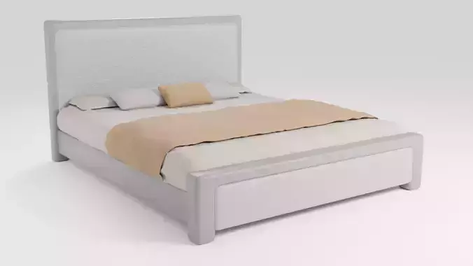 Bed in a modern and stylish design