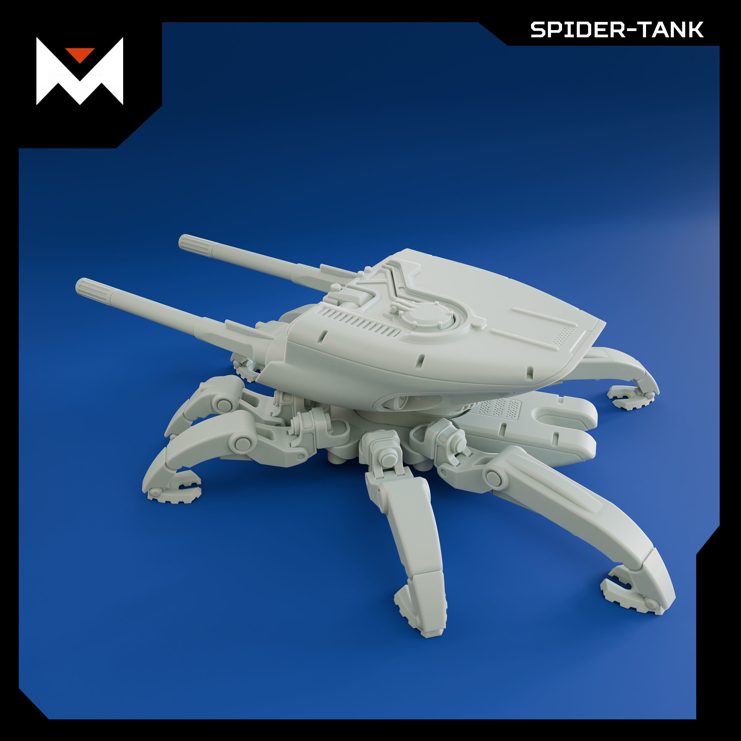 SPIDER-TANK 3D print model_1
