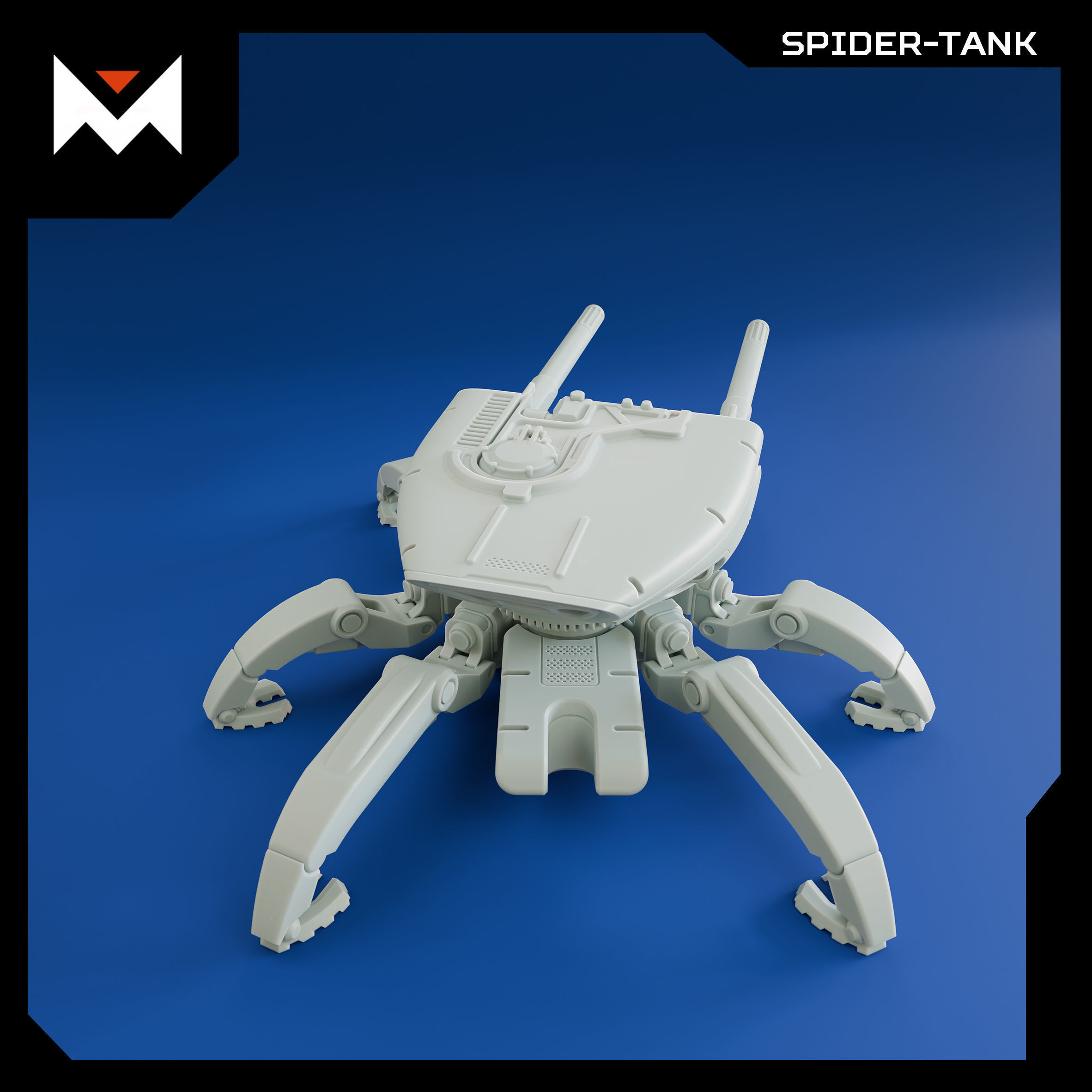SPIDER-TANK 3D print model_2