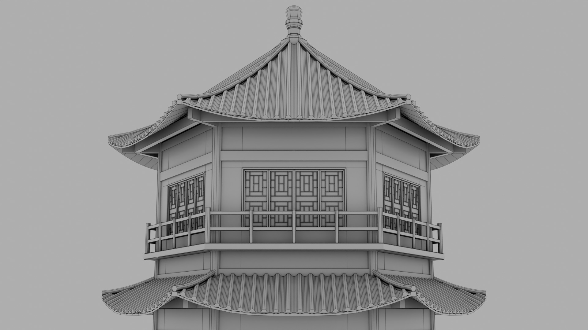 Chinese Town 3D Model Collection_28