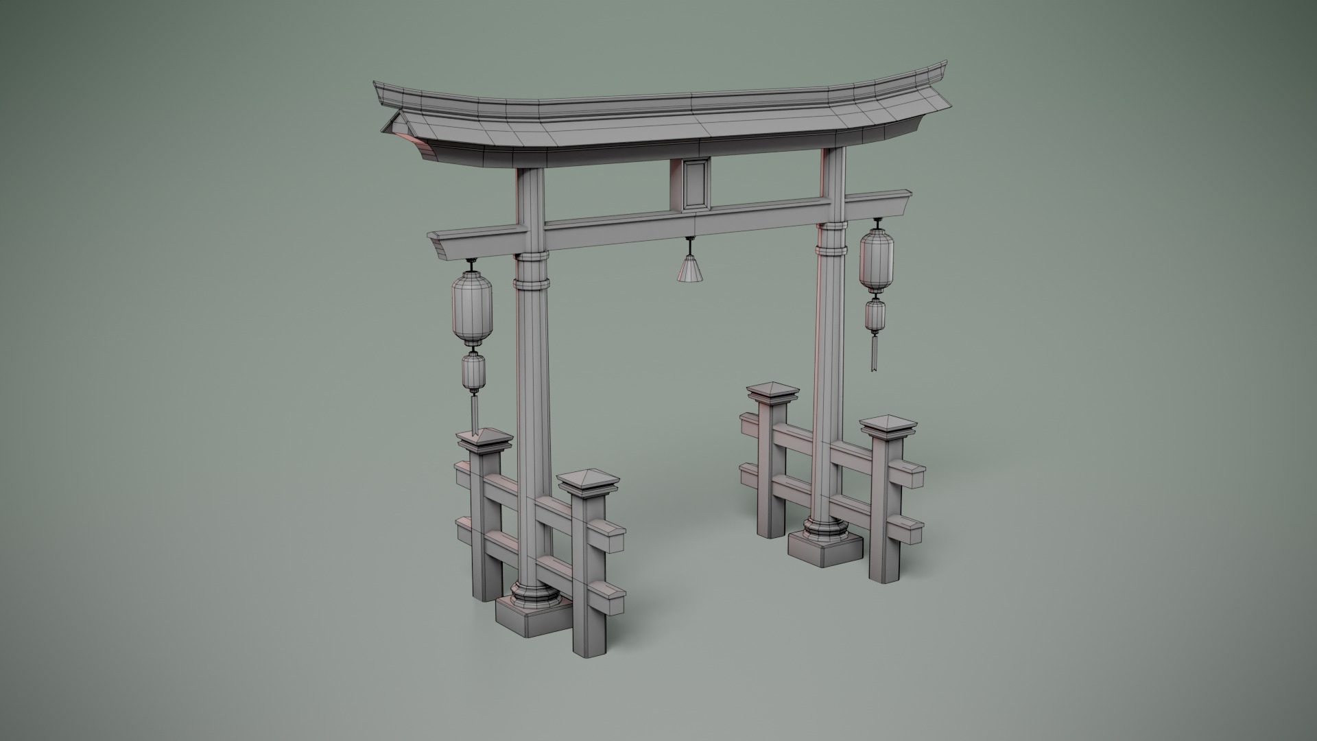 Chinese Town 3D Model Collection_29