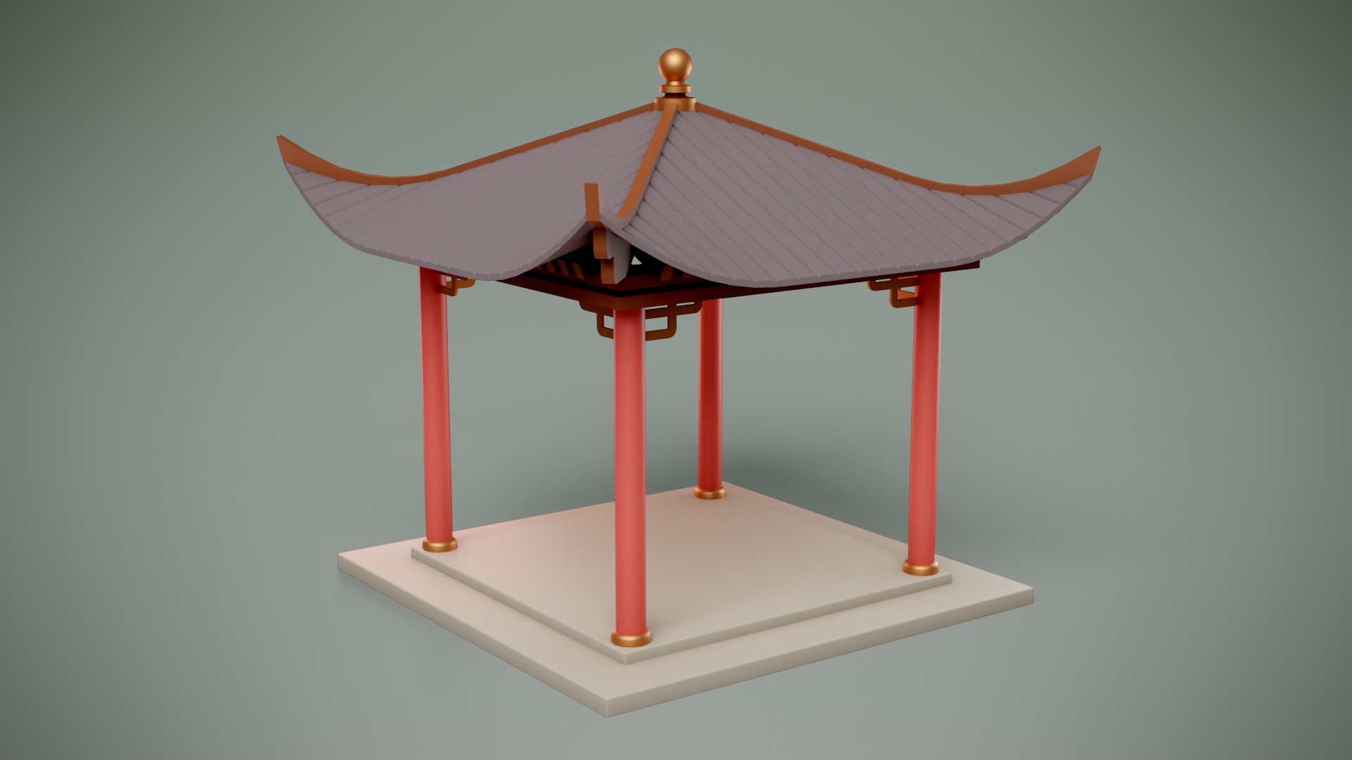 Chinese Town 3D Model Collection_15