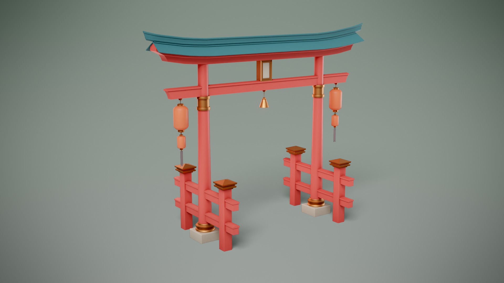 Chinese Town 3D Model Collection_13