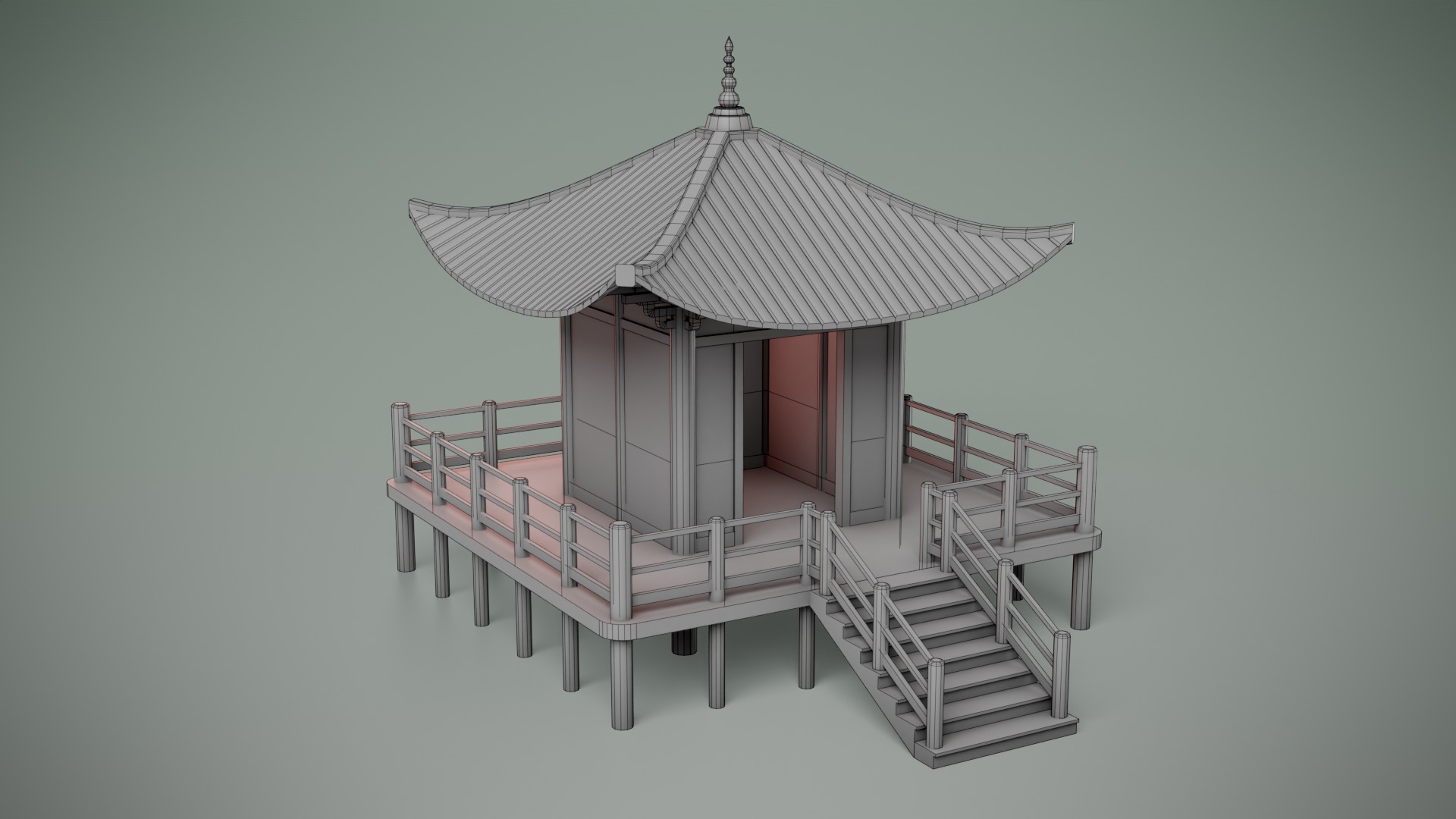 Chinese Town 3D Model Collection_34